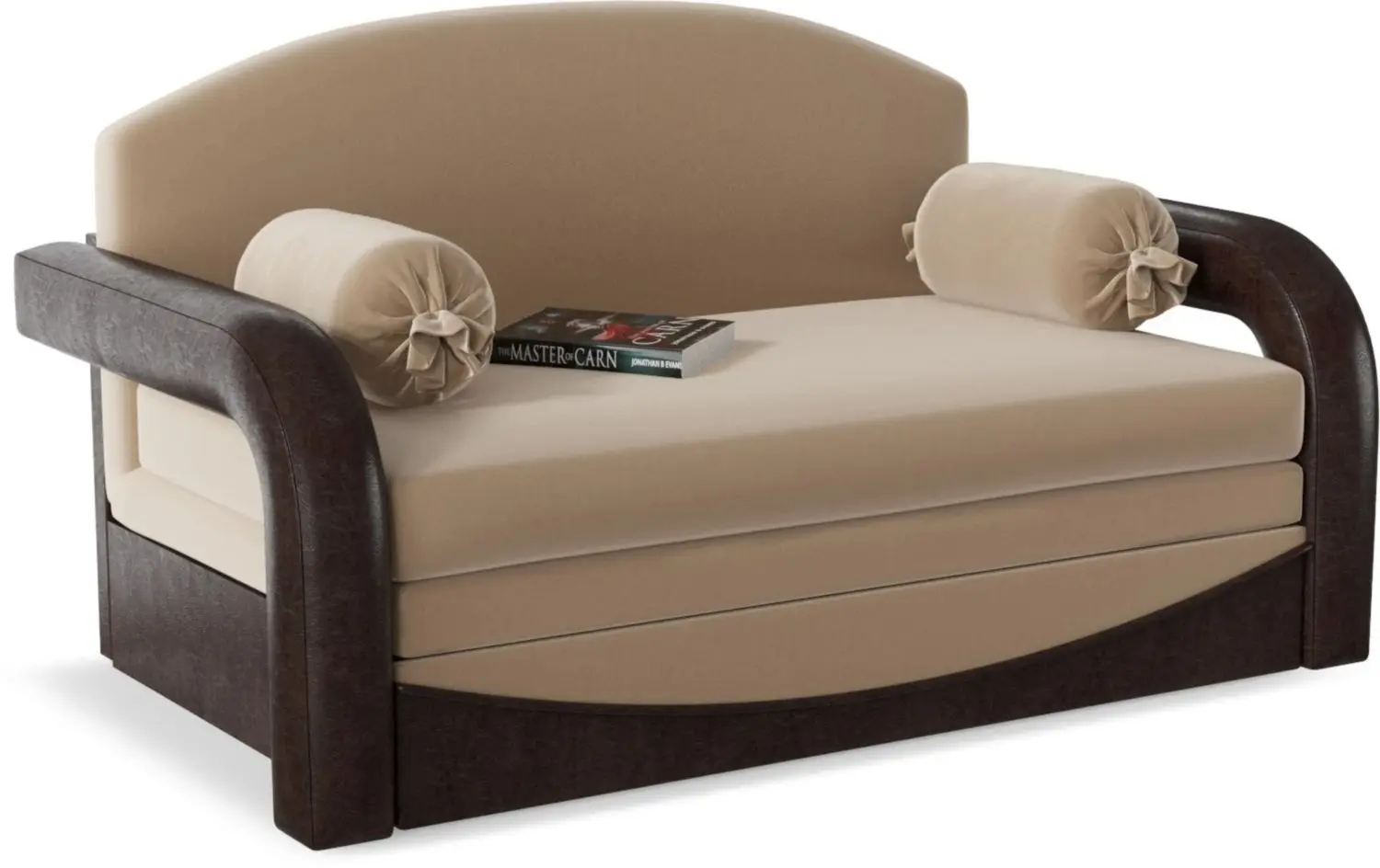 Диван раскладной Smart Димочка Люкс (Fox/Wenge)