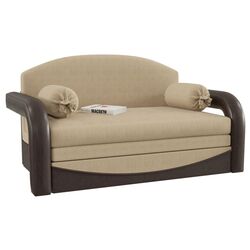 Диван раскладной Smart Димочка Люкс (Gunny Brown/Wenge)