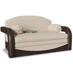 Диван раскладной Smart Димочка Люкс (Ivory/Wenge)