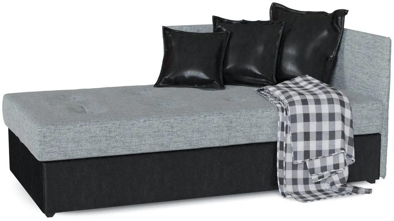 Тахта Smart Соло 201x80 (Black/Grey)