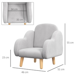 Кресло Zonekiz 310-066V81GY (Grey) Thumb