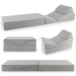 Sezlong moale 4in1 Costway HU10366LG (Grey) Thumb