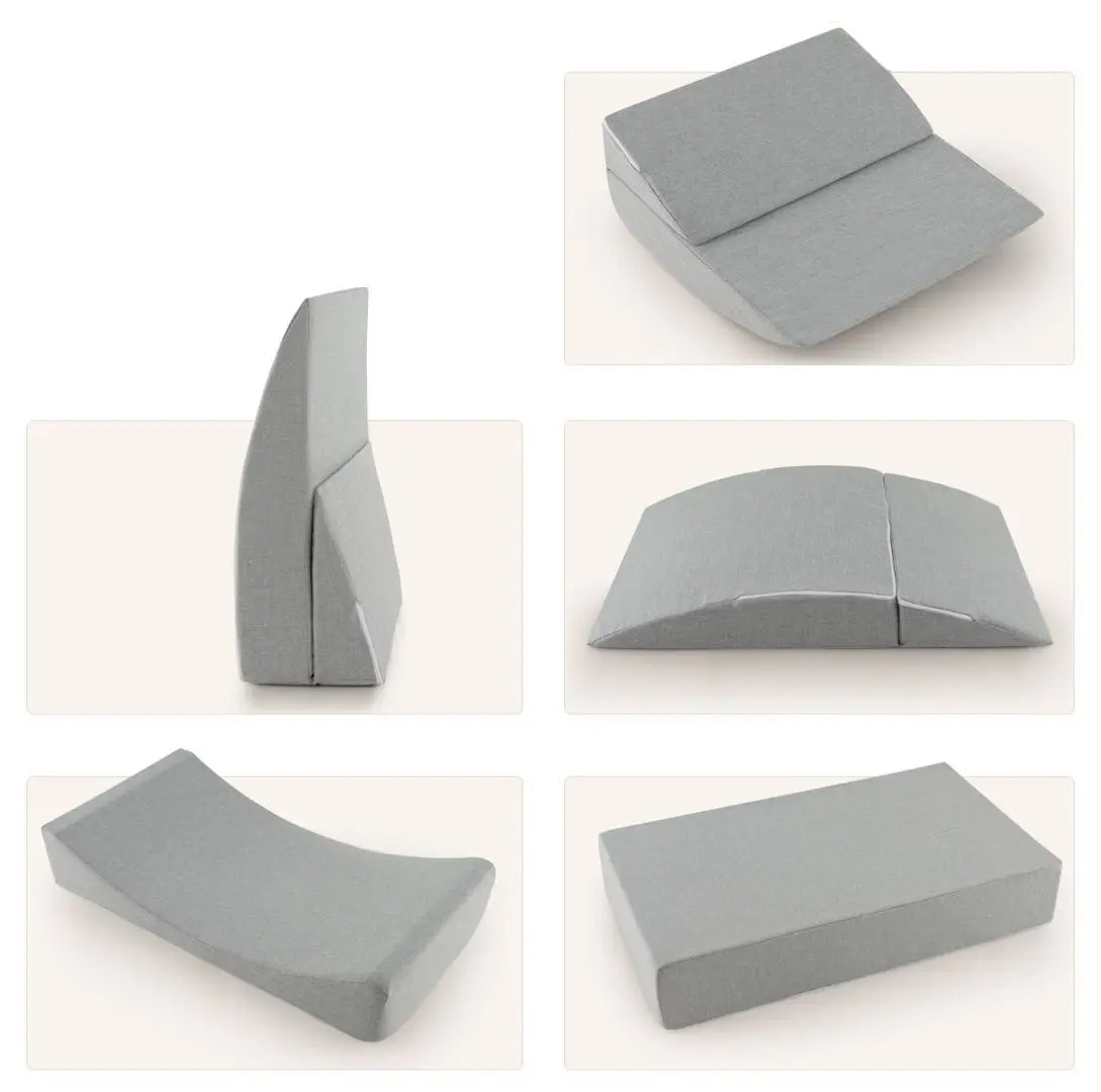 Sezlong moale 4in1 Costway HU10366LG (Grey) - 5