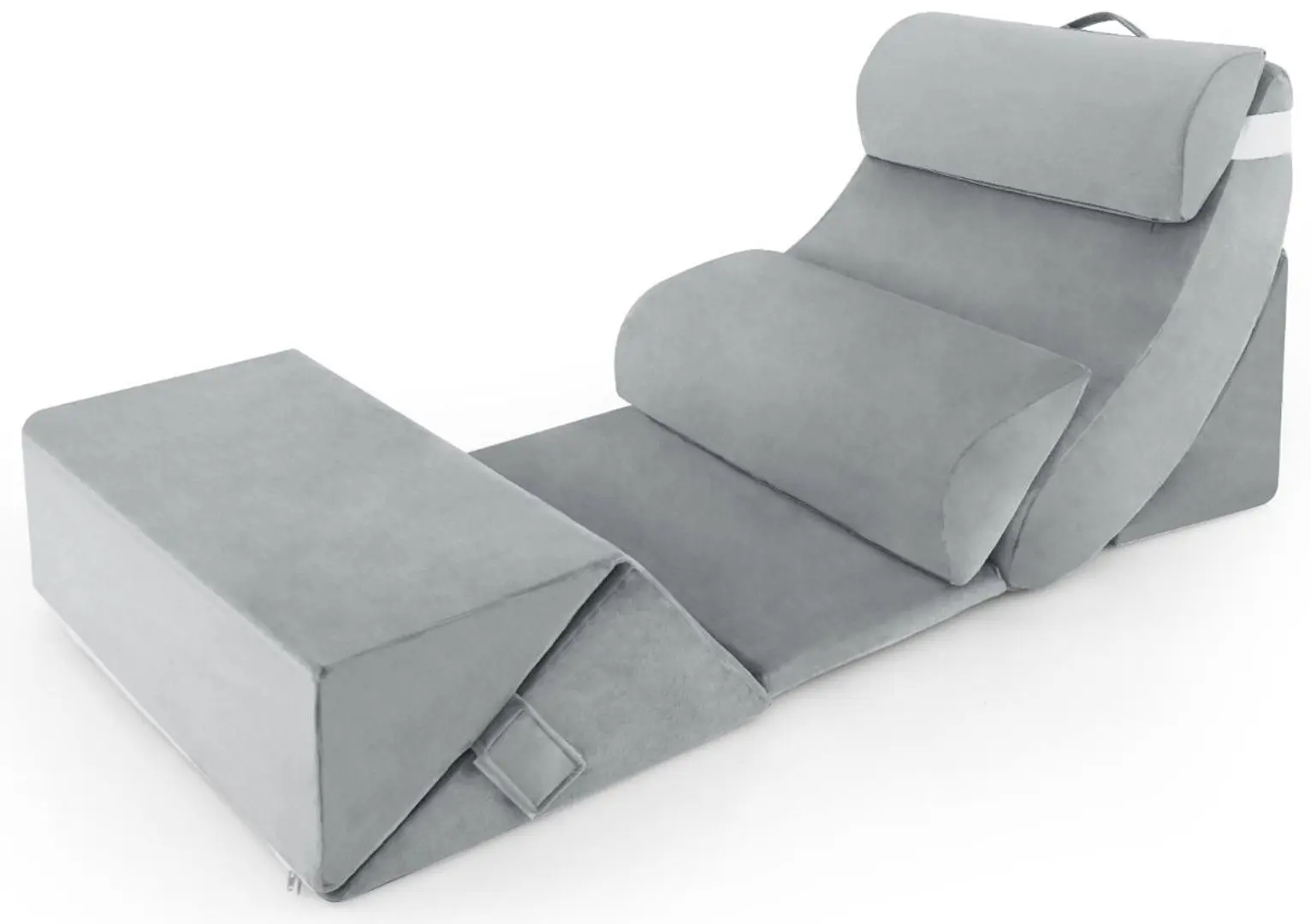 Sezlong moale 7in1 Costway HU10593HS (Grey)