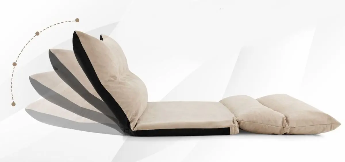 Sezlong moale Costway HU10129BE (Beige)