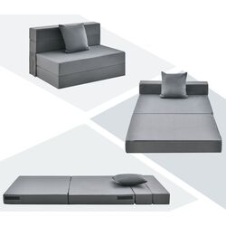 Sezlong moale Costway HU10427HS (Dark Grey) Thumb