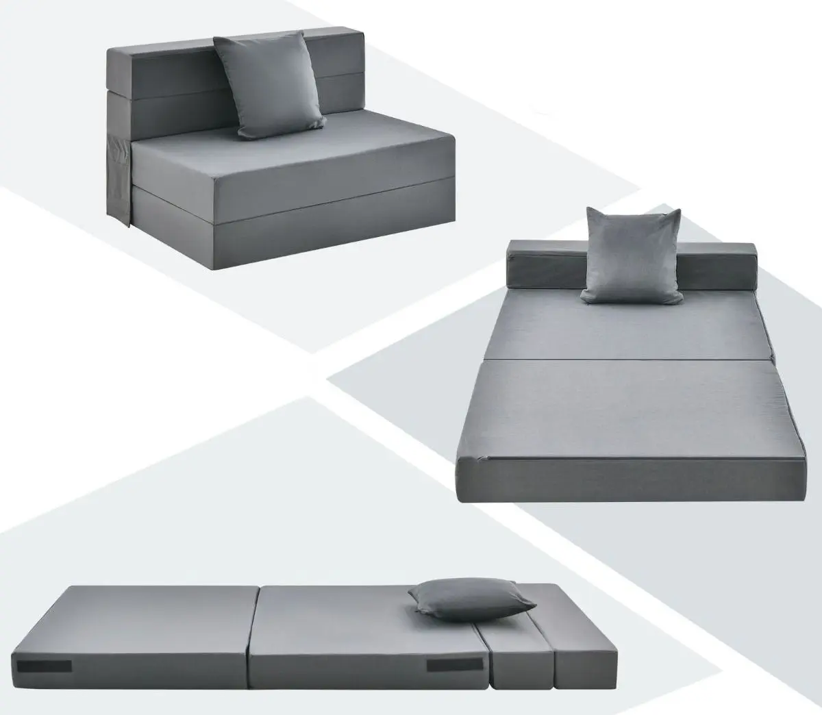 Sezlong moale Costway HU10427HS (Dark Grey) - 3