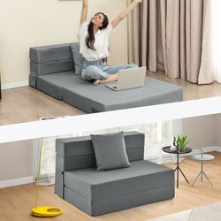 Sezlong moale Costway HU10427HS (Dark Grey) Thumb