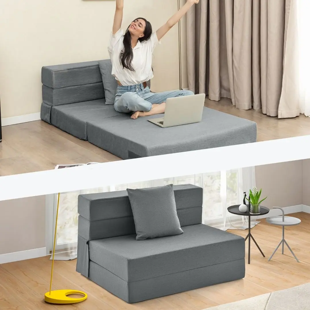 Sezlong moale Costway HU10427HS (Dark Grey) - 6