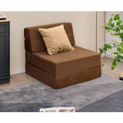 Sezlong moale Costway HU10477CF (Brown)