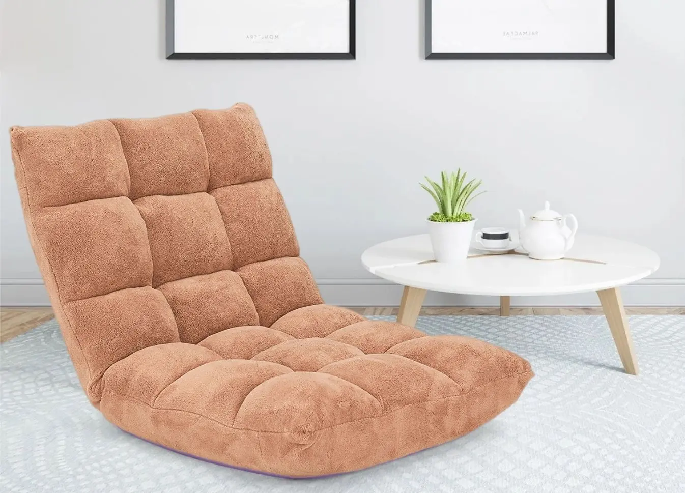 Sezlong moale Costway HV10355BE (Beige)