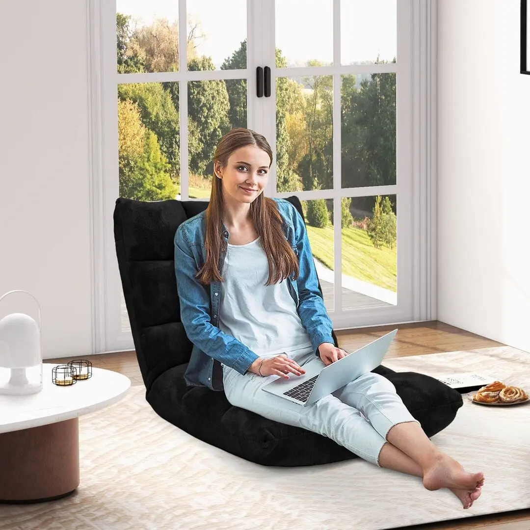 Sezlong moale Costway HV10355HS (Black)