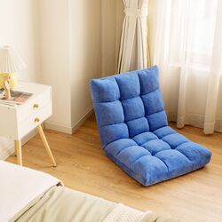 Sezlong moale Costway HV10355NY (Blue) Thumb