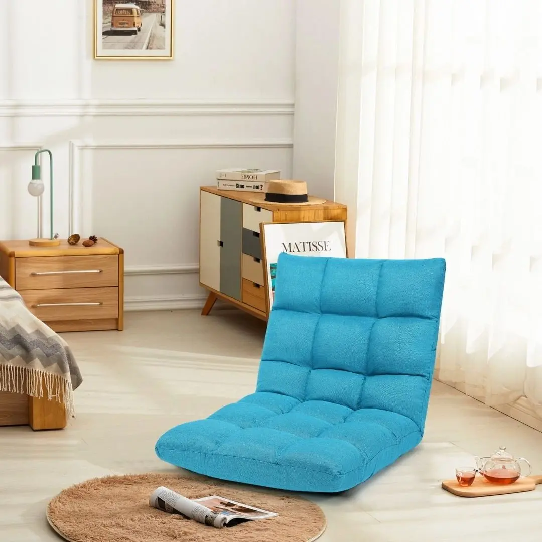 Sezlong moale Costway HV10355PB (Turquoise)