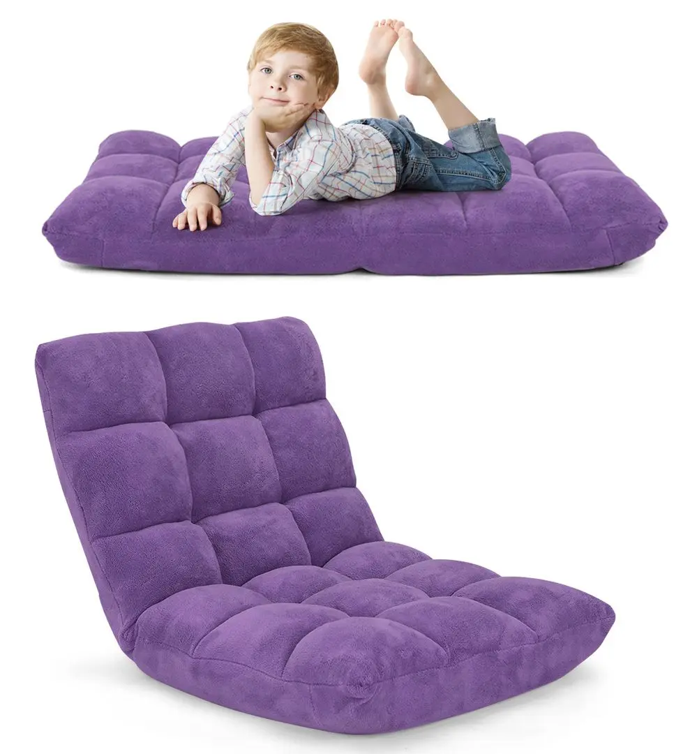 Sezlong moale Costway HV10355VT (Violet)