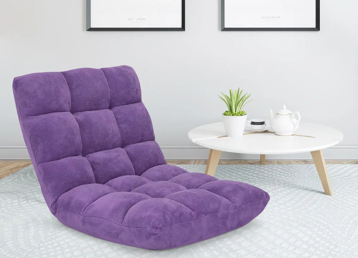 Sezlong moale Costway HV10355VT (Violet)