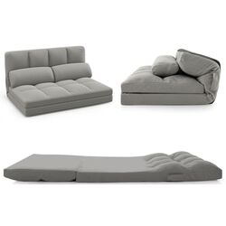 Sezlong moale Costway HV10561GR (Light Grey) Thumb