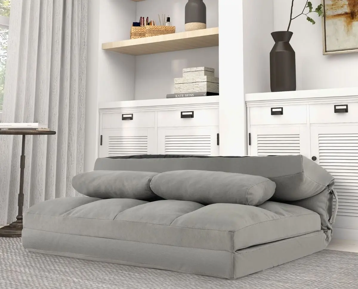 Sezlong moale Costway HV10561GR (Light Grey) - 5