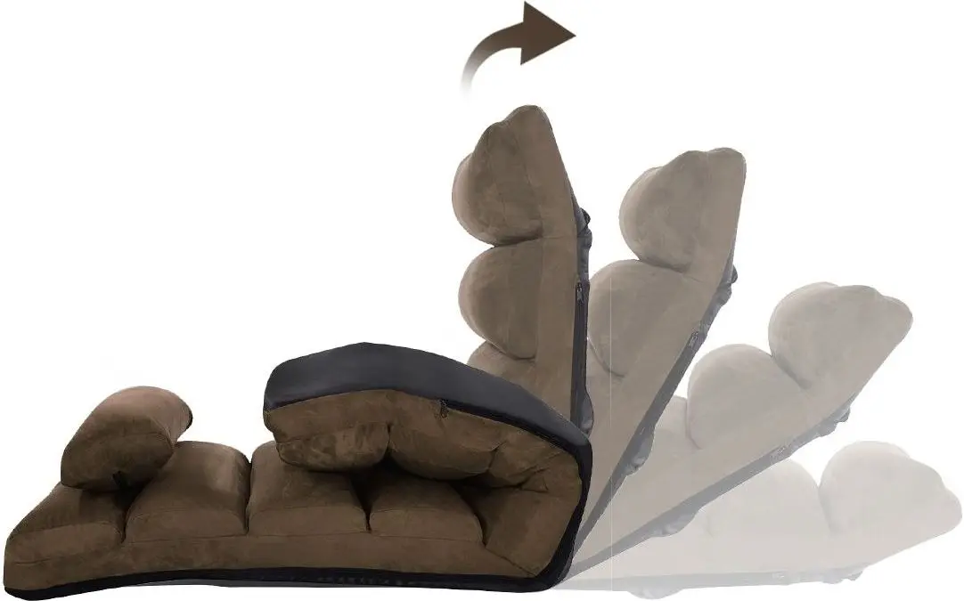 Sezlong moale Costway HW53981CF (Brown) - 3