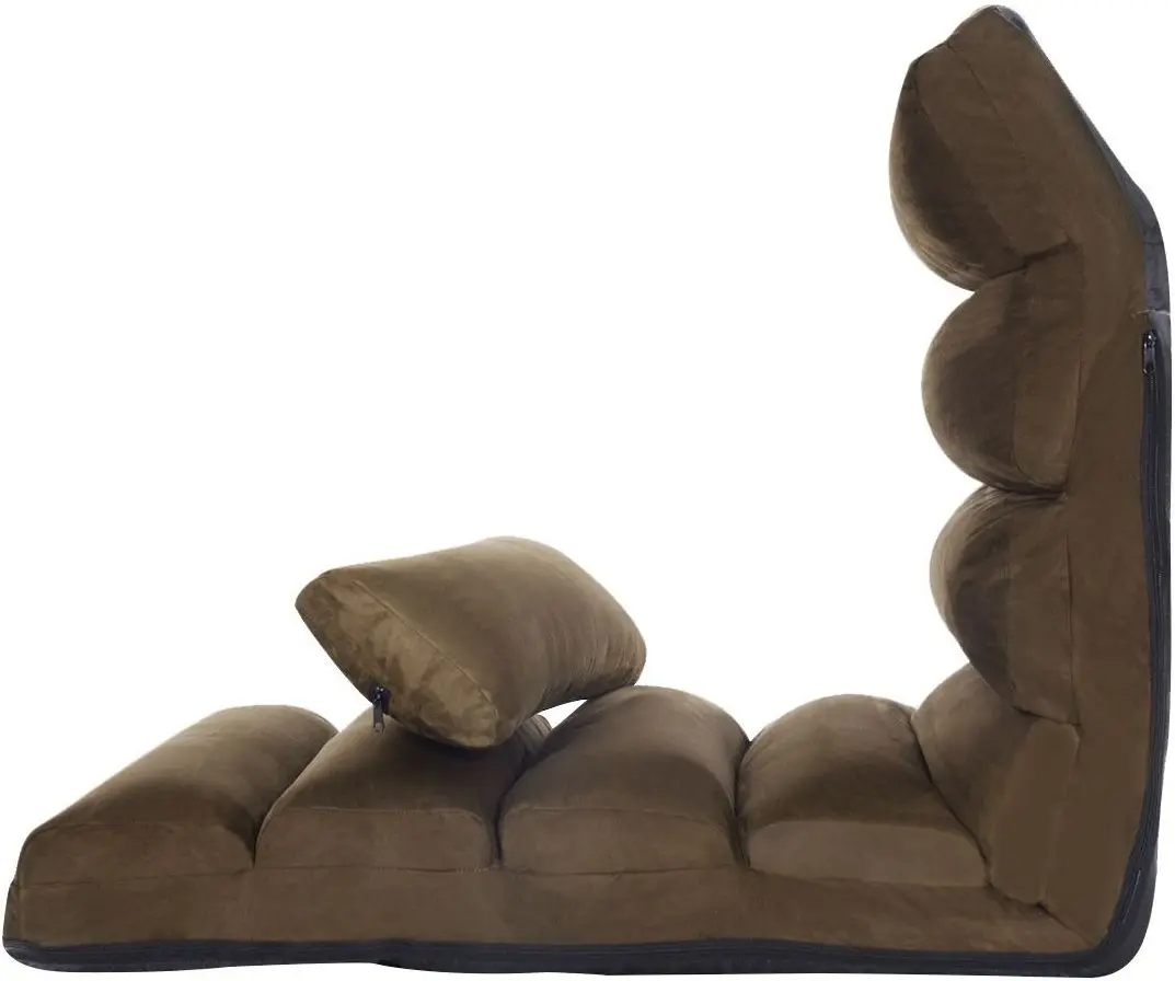 Sezlong moale Costway HW53981CF (Brown)