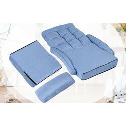 Sezlong moale Costway HW56730BL (Blue) Thumb