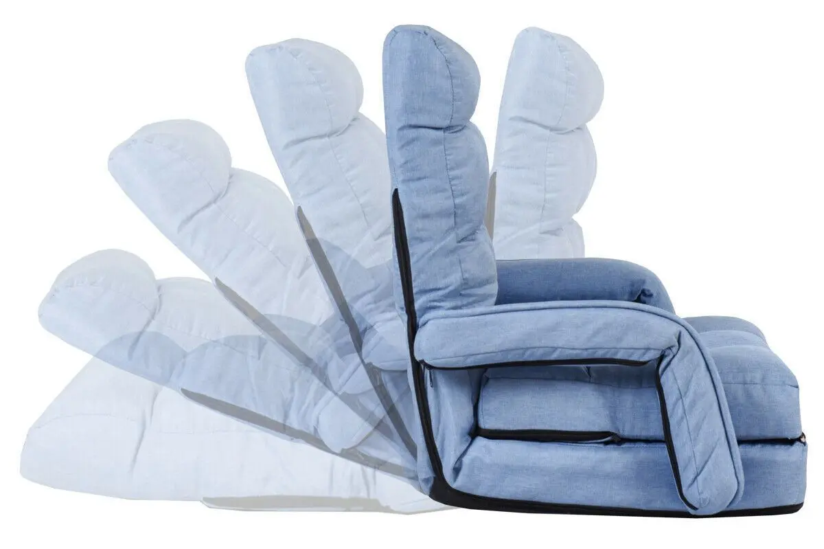 Sezlong moale Costway HW56730BL (Blue) - 5