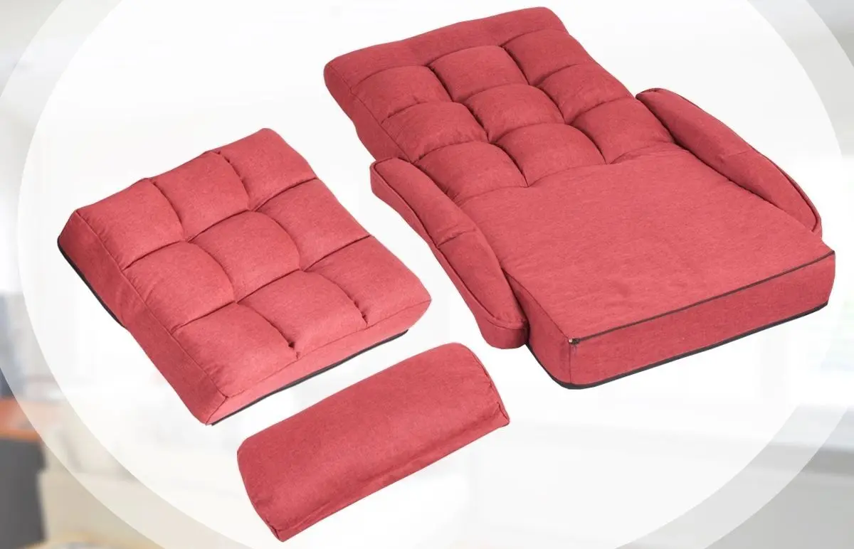 Sezlong moale Costway HW56730RE (Red) - 5