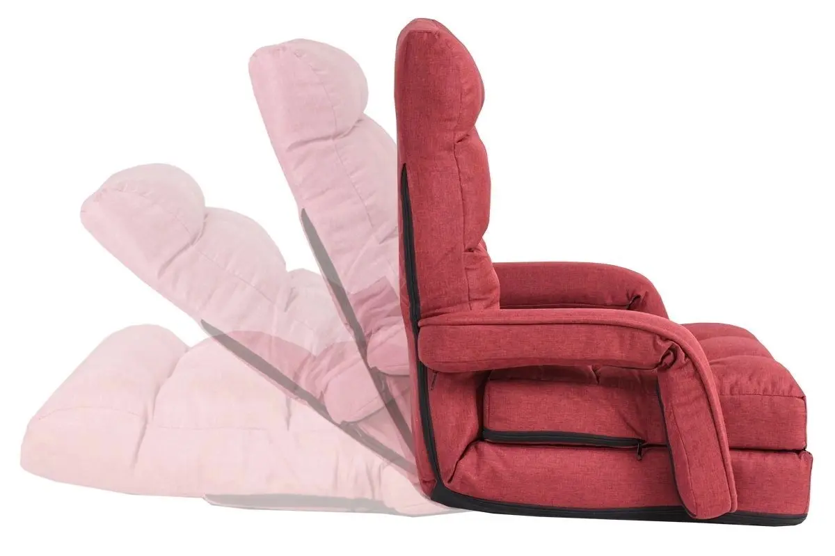 Sezlong moale Costway HW56730RE (Red) - 6