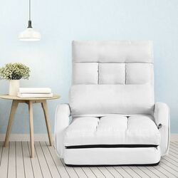 Sezlong moale Costway HW56730WH (White) Thumb