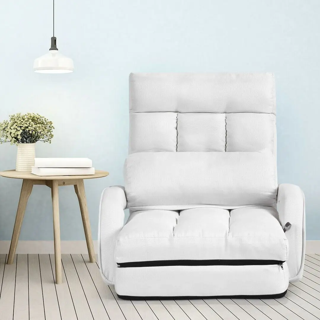 Sezlong moale Costway HW56730WH (White) - 3