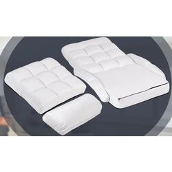 Sezlong moale Costway HW56730WH (White) Thumb
