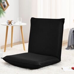 Мягкий шезлонг Costway HW65605BK (Black)