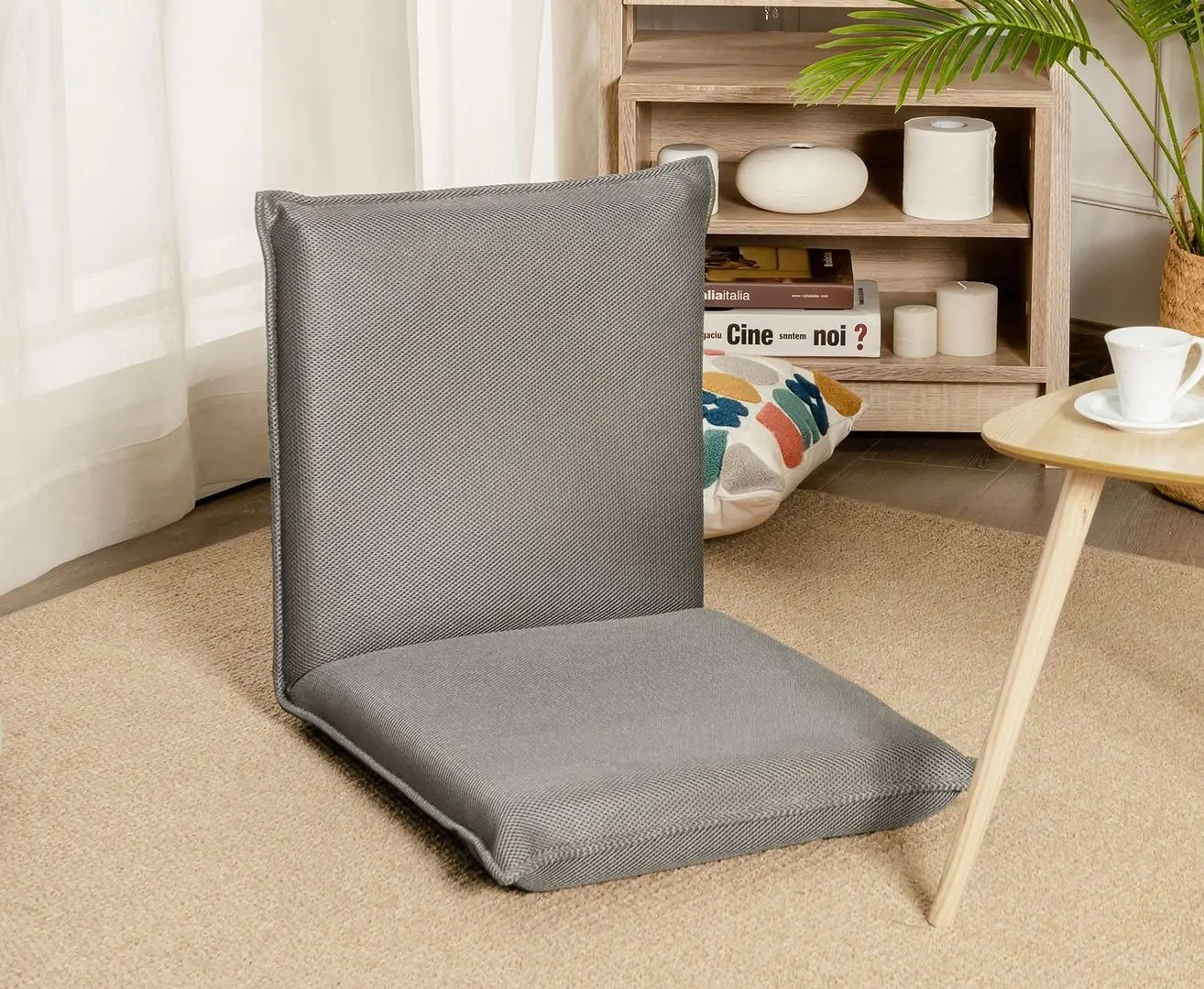 Sezlong moale Costway HW65605GR (Grey) - 5