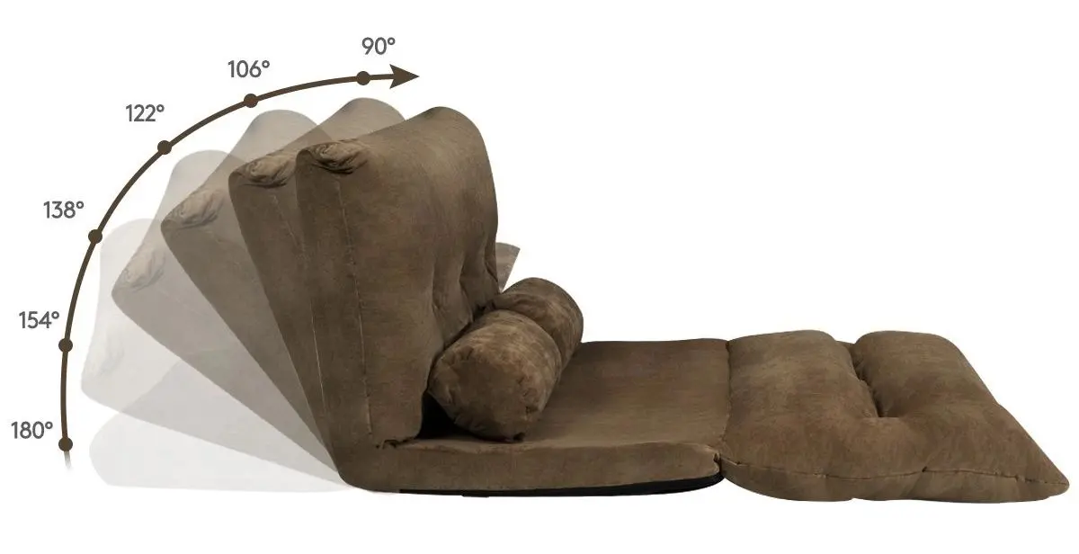 Sezlong moale Costway HW65938CF (Coffee) - 5