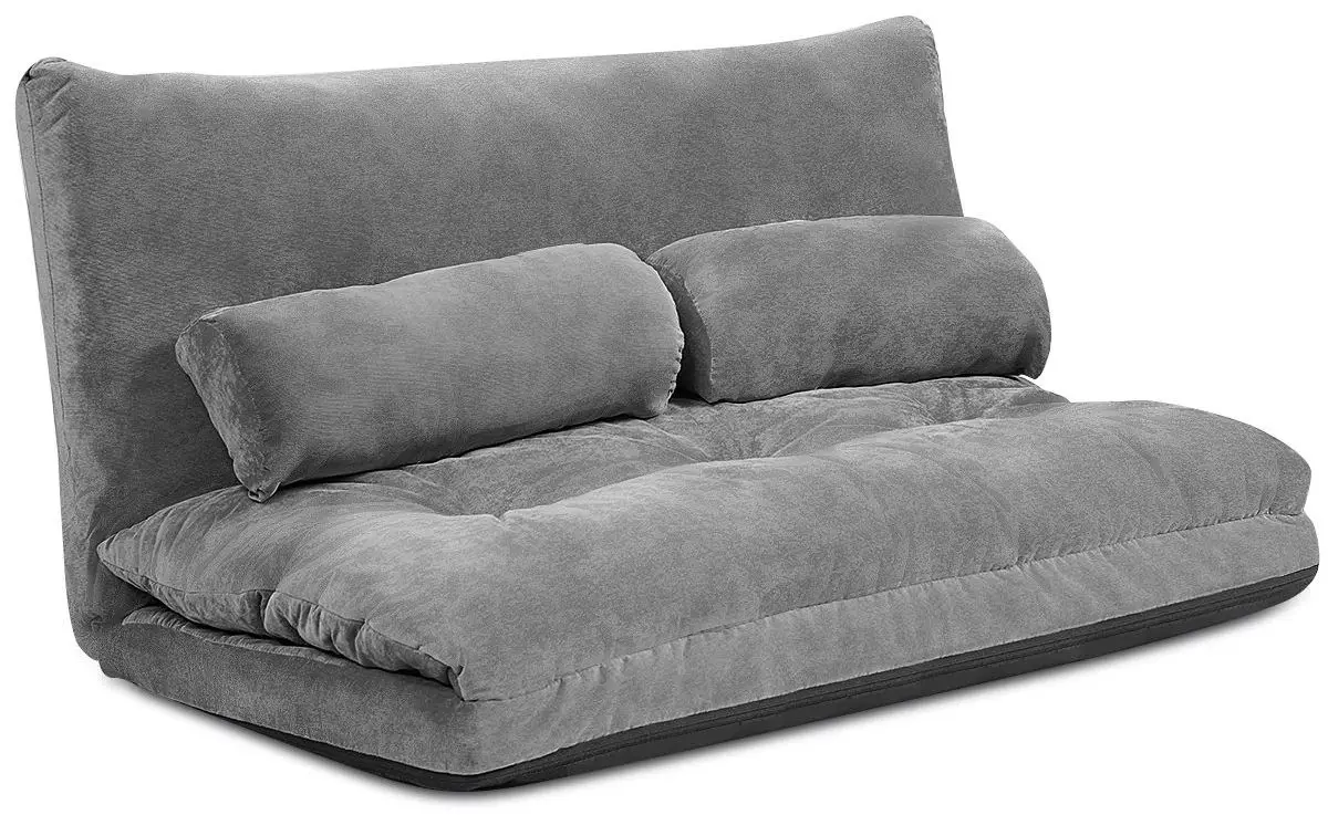 Sezlong moale Costway HW65938GR (Grey) - 4