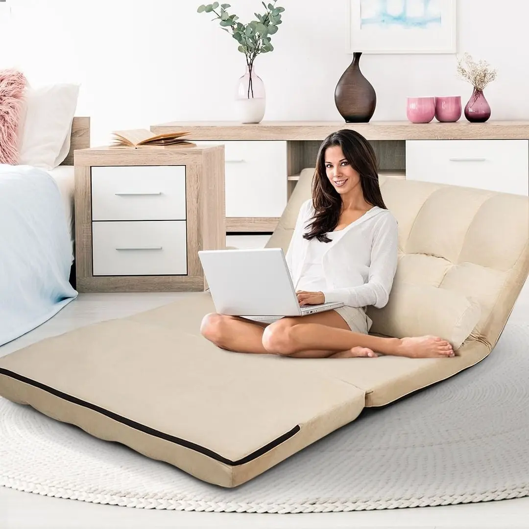 Sezlong moale Costway HW66174BE (Beige) - 4