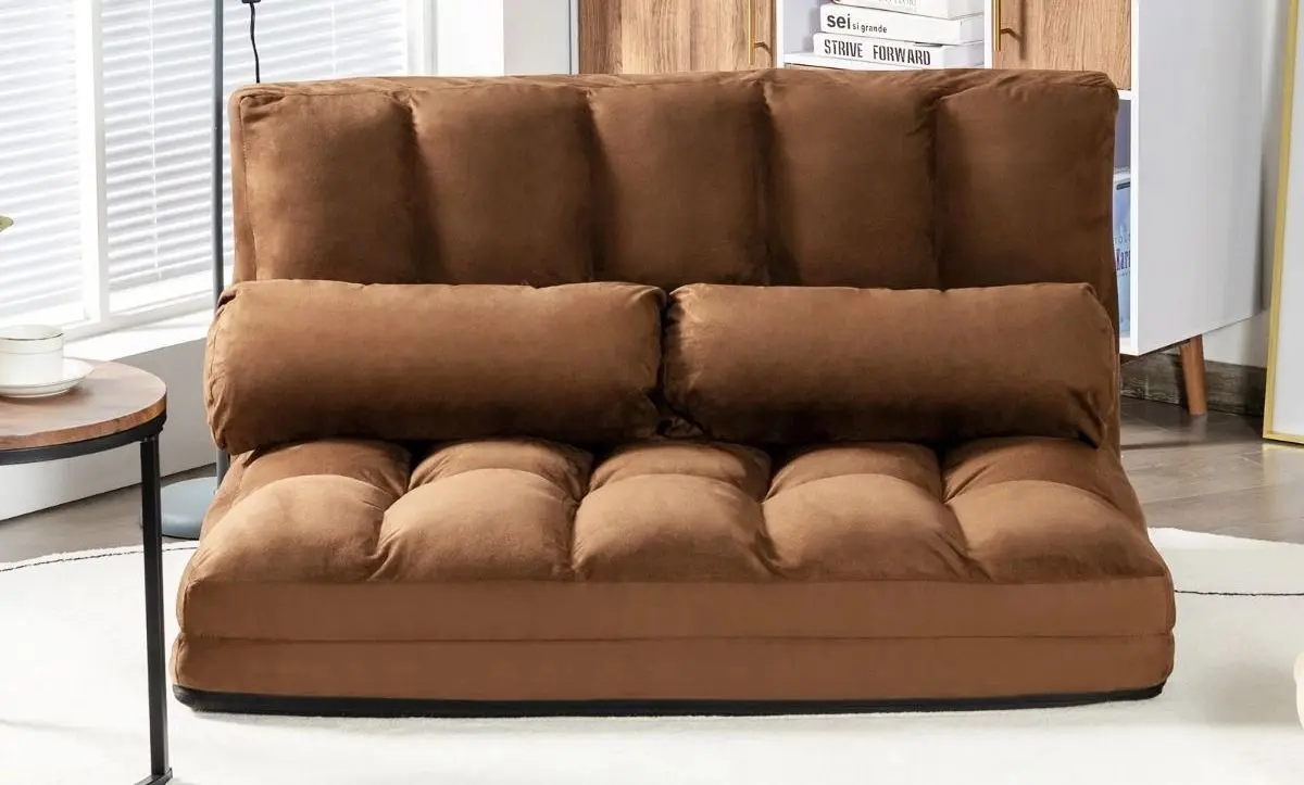 Sezlong moale Costway HW66174CF (Brown) - 3