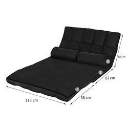 Sezlong moale Costway HW66174HS (Black) Thumb