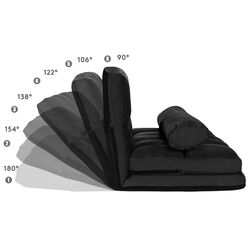 Sezlong moale Costway HW66174HS (Black) Thumb