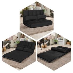 Sezlong moale Costway HW66174HS (Black) Thumb