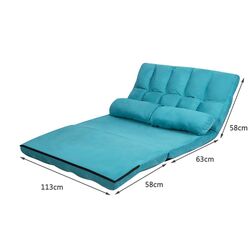 Sezlong moale Costway HW66174NY (Turquoise) Thumb