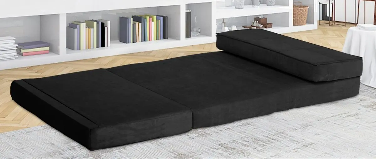 Sezlong moale Costway HW66301BK (Black) - 3