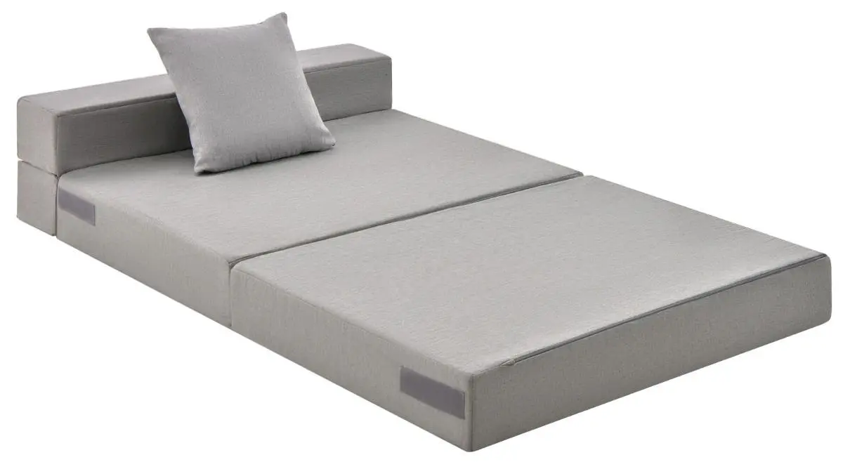 Sezlong moale Costway HW66301GR (Light Grey) - 2