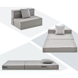 Sezlong moale Costway HW66301GR (Light Grey) Thumb