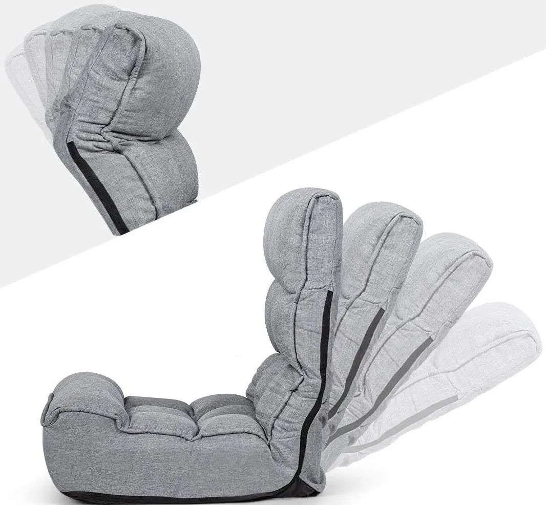 Sezlong Costway HW66375GR (Gray) - 2