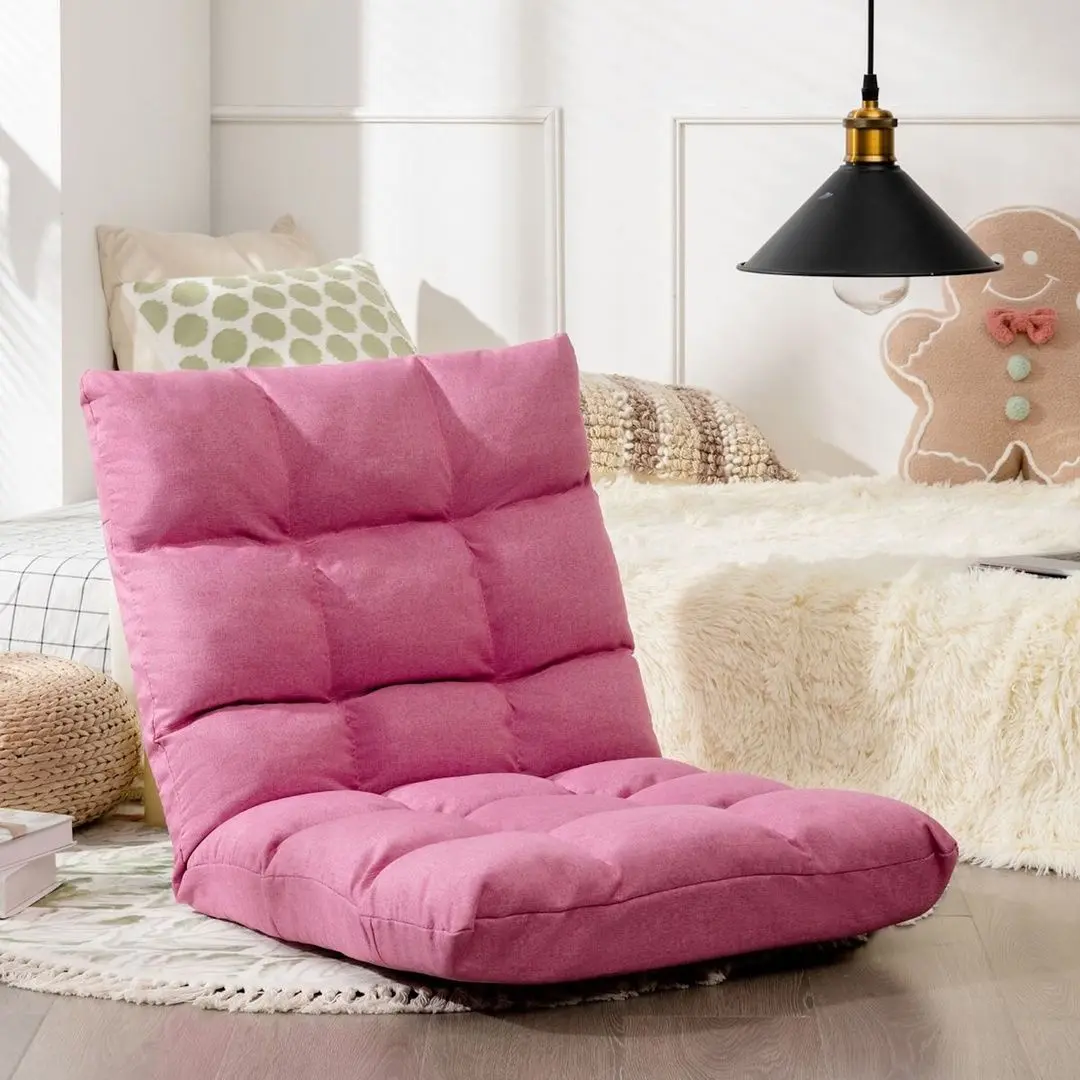 Sezlong moale Costway HW66636FS (Pink) - 2