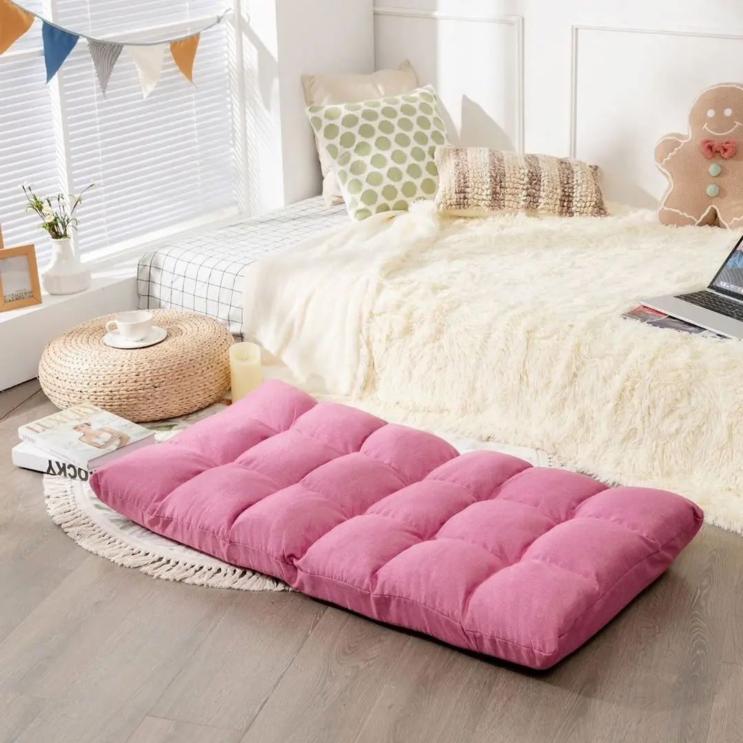 Sezlong moale Costway HW66636FS (Pink) - 3