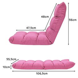 Sezlong moale Costway HW66636FS (Pink) Thumb