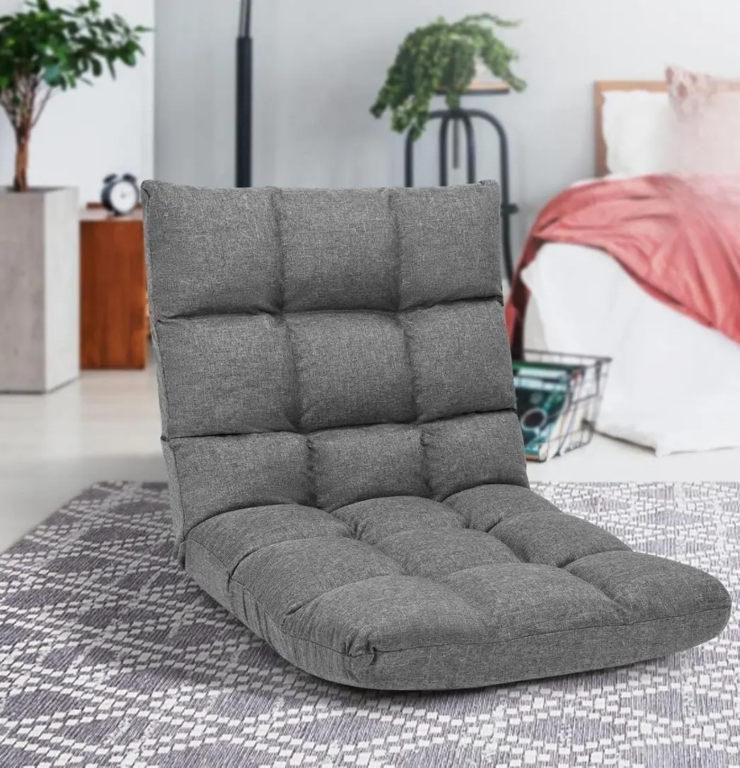 Sezlong moale Costway HW66636GR (Grey)