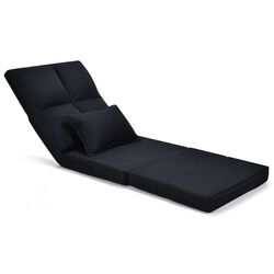 Sezlong moale Costway HW66919BK (Black) Thumb